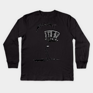 Disc golf or die Kids Long Sleeve T-Shirt